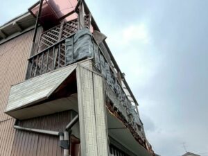 R8.3/17～3/31　大和高田市　Y様邸　　外壁修理およびベランダ防水工事