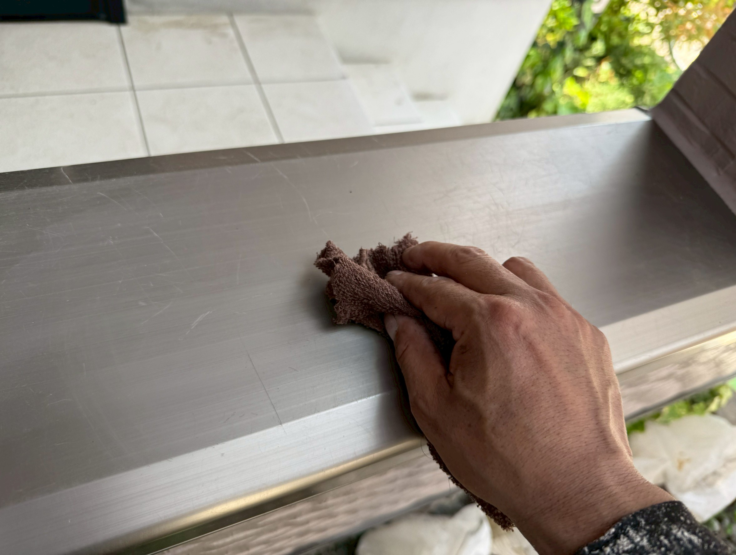 タッチアップ清掃