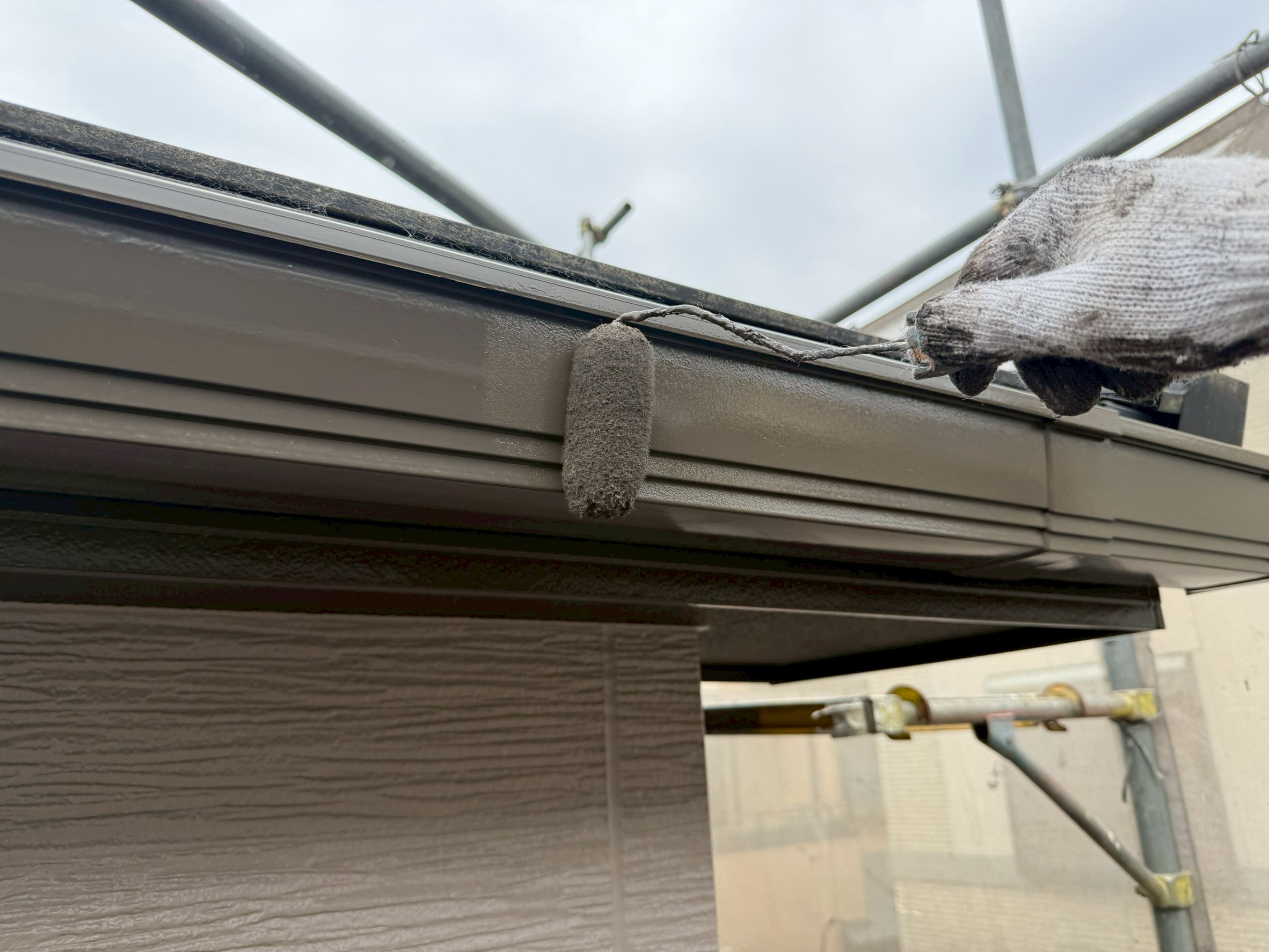 付帯部塗装工事