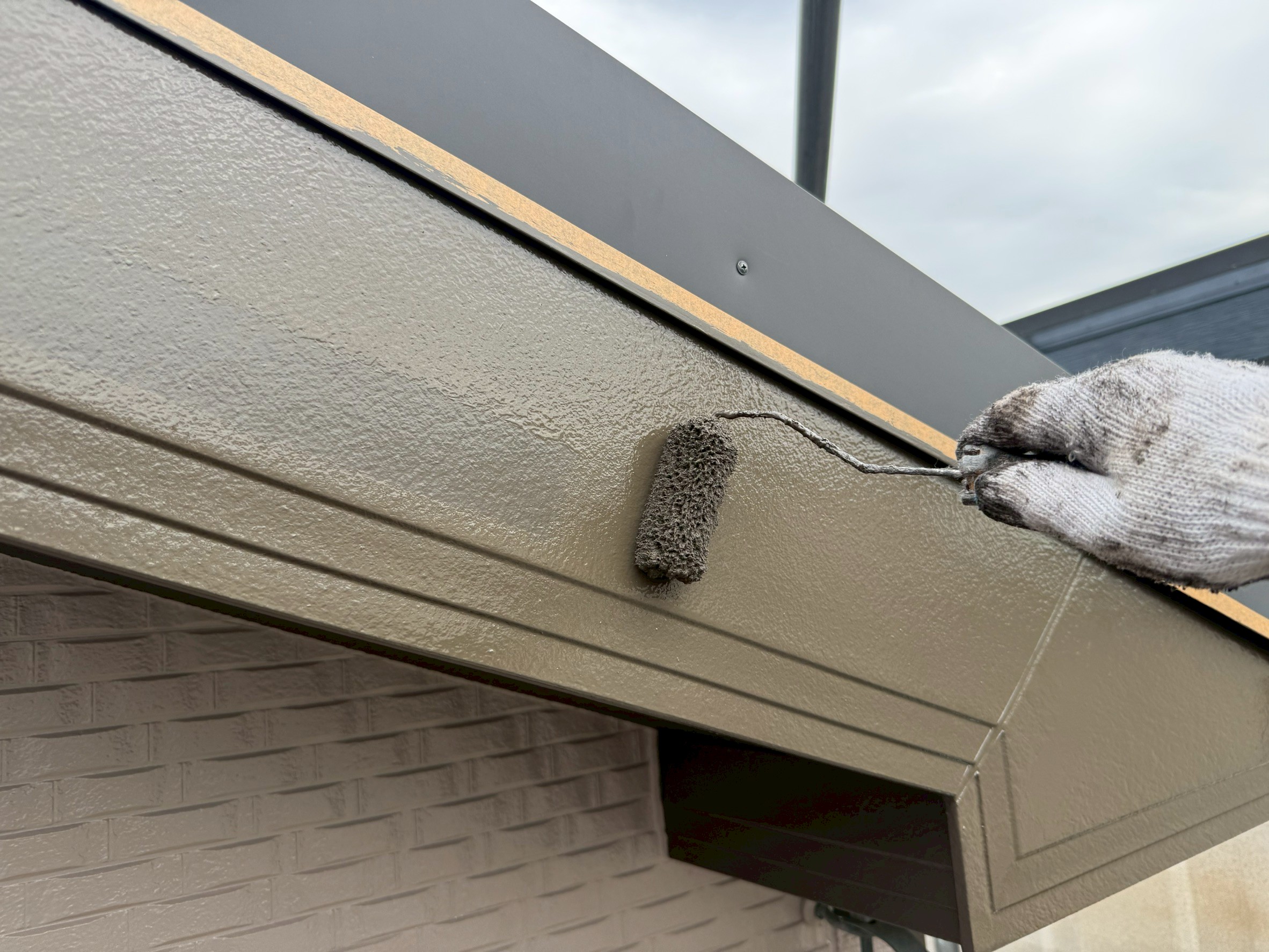 付帯部塗装工事