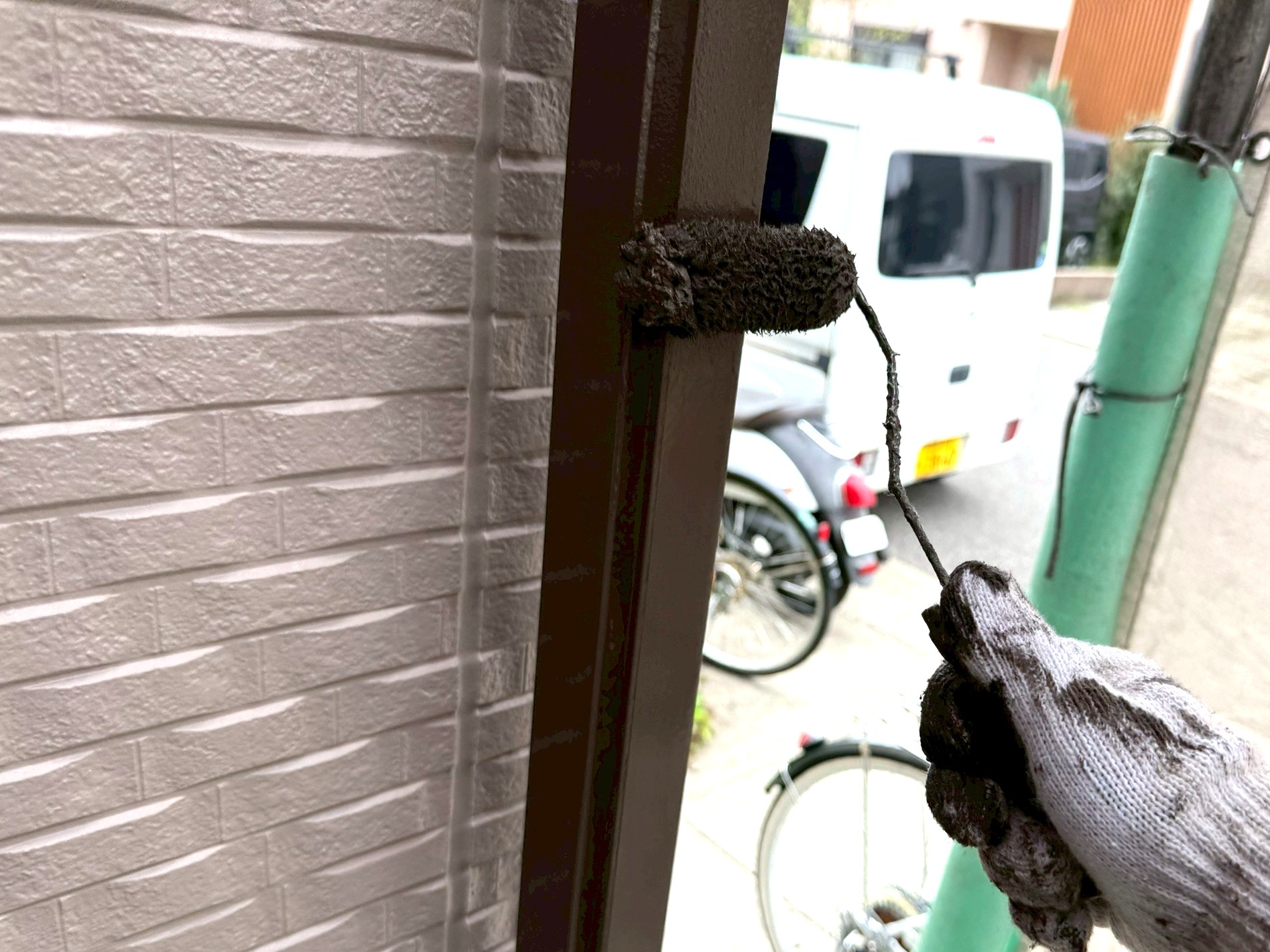 付帯部塗装工事