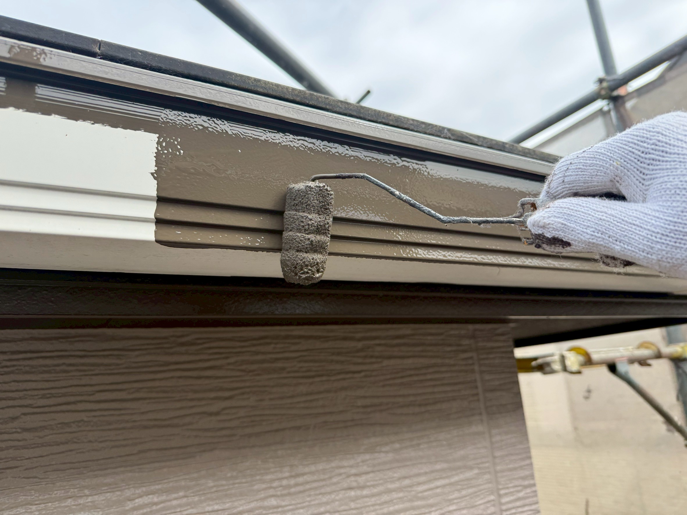 付帯部塗装工事