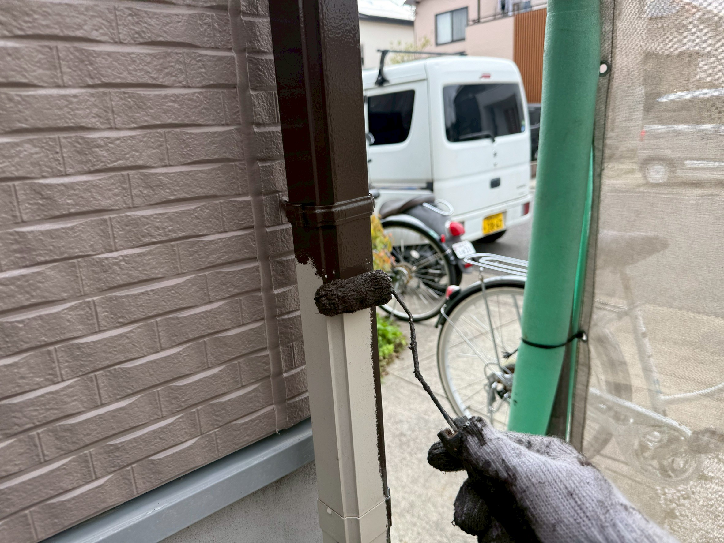 付帯部塗装工事