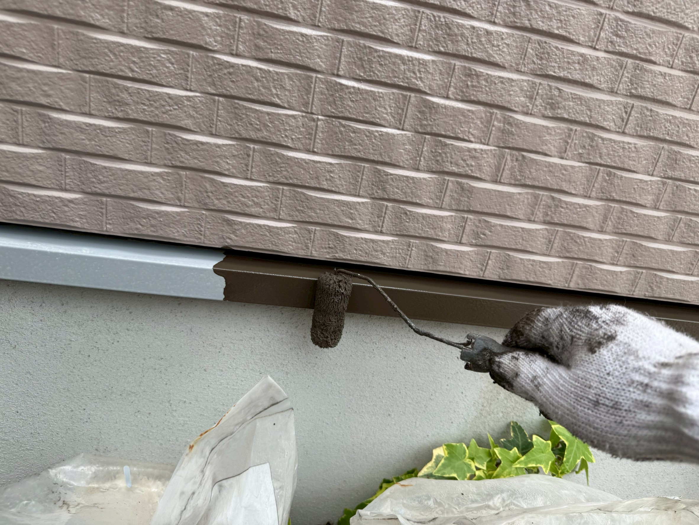 付帯部塗装工事