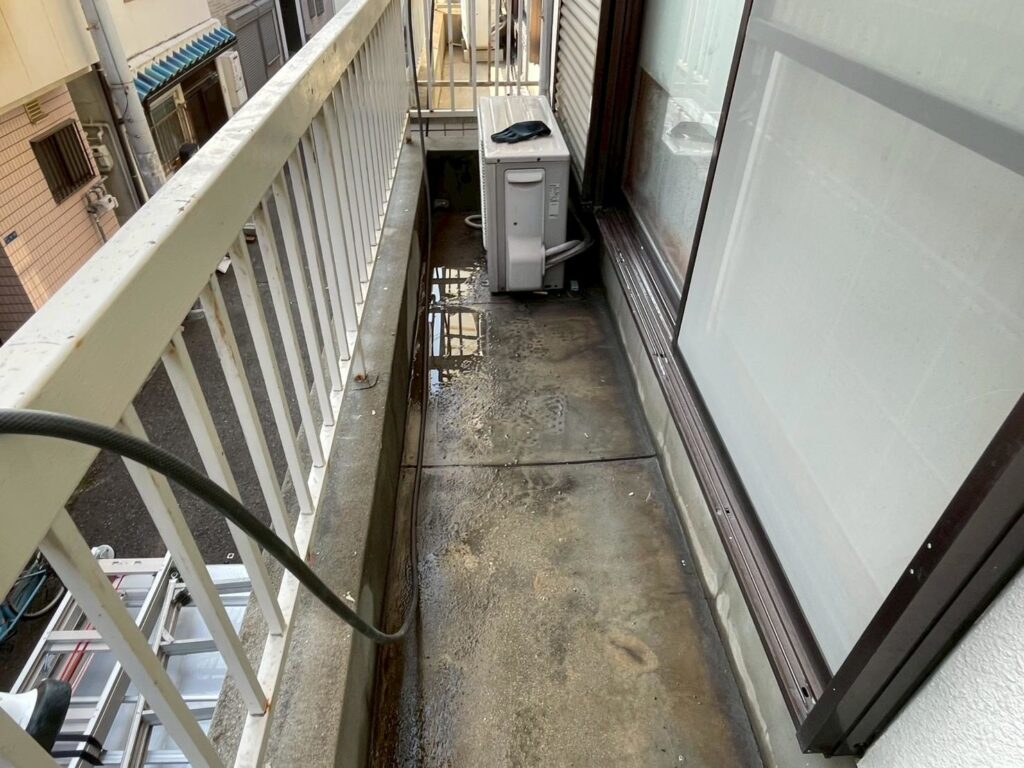 R8.3/9～3/16　 西成区　W様邸　ベランダ防水工事