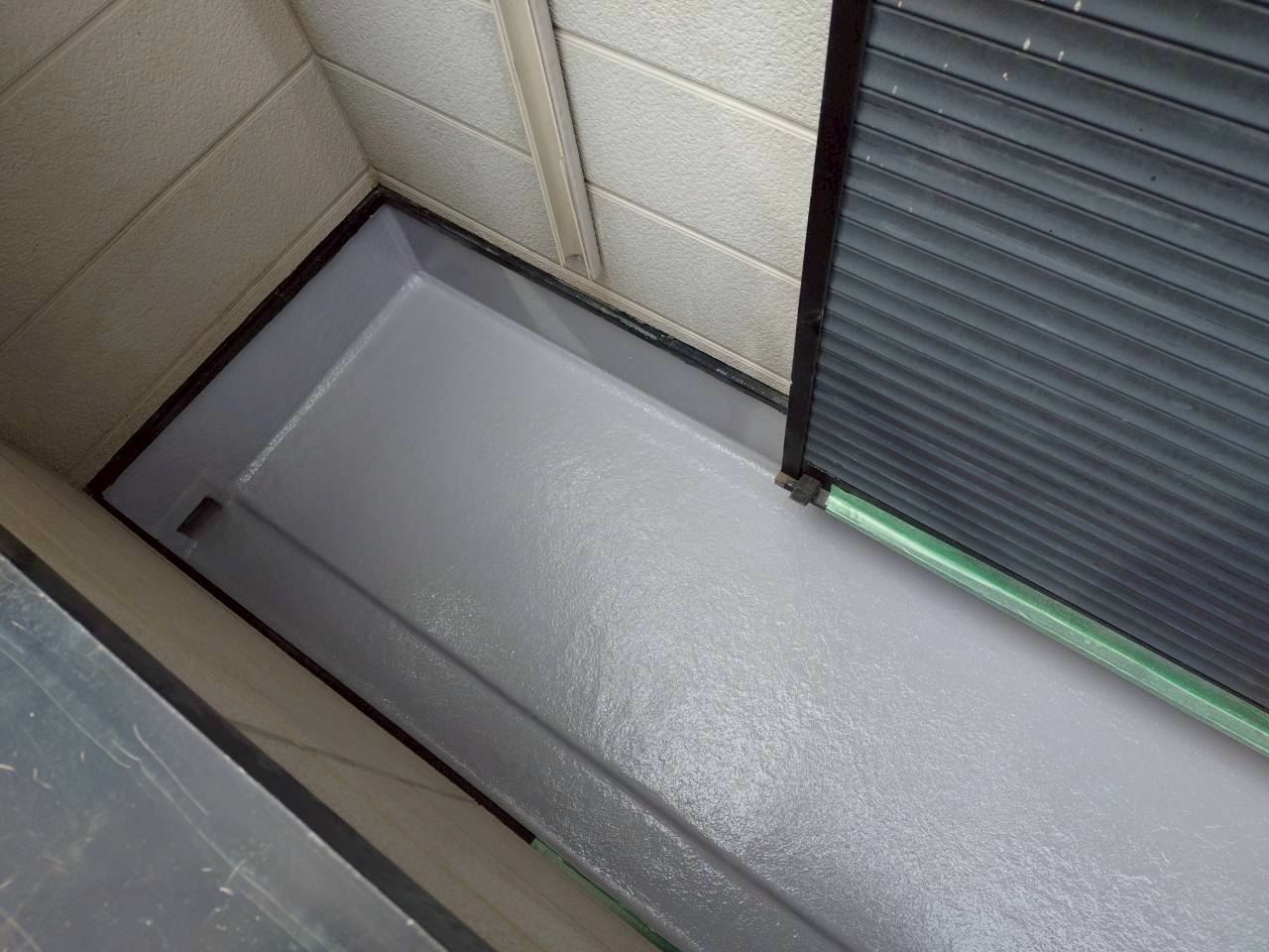 ベランダFRPトップ塗り替え