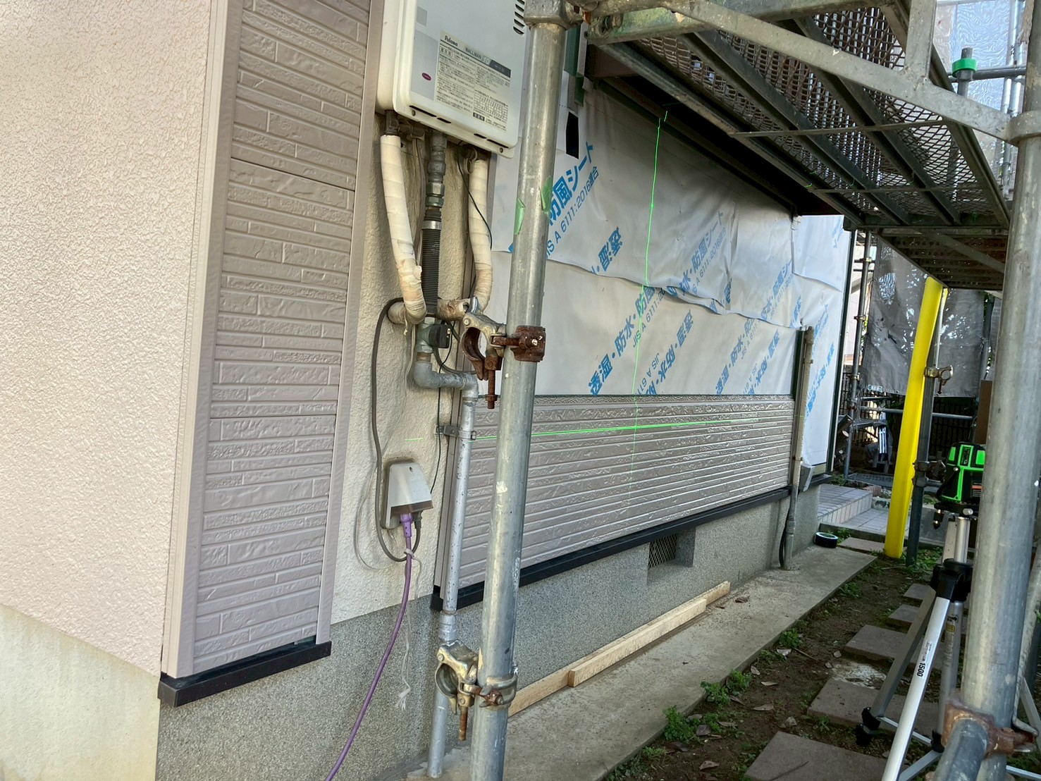 金属サイディング工事