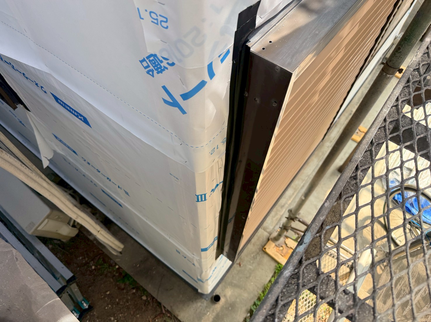 金属サイディング工事