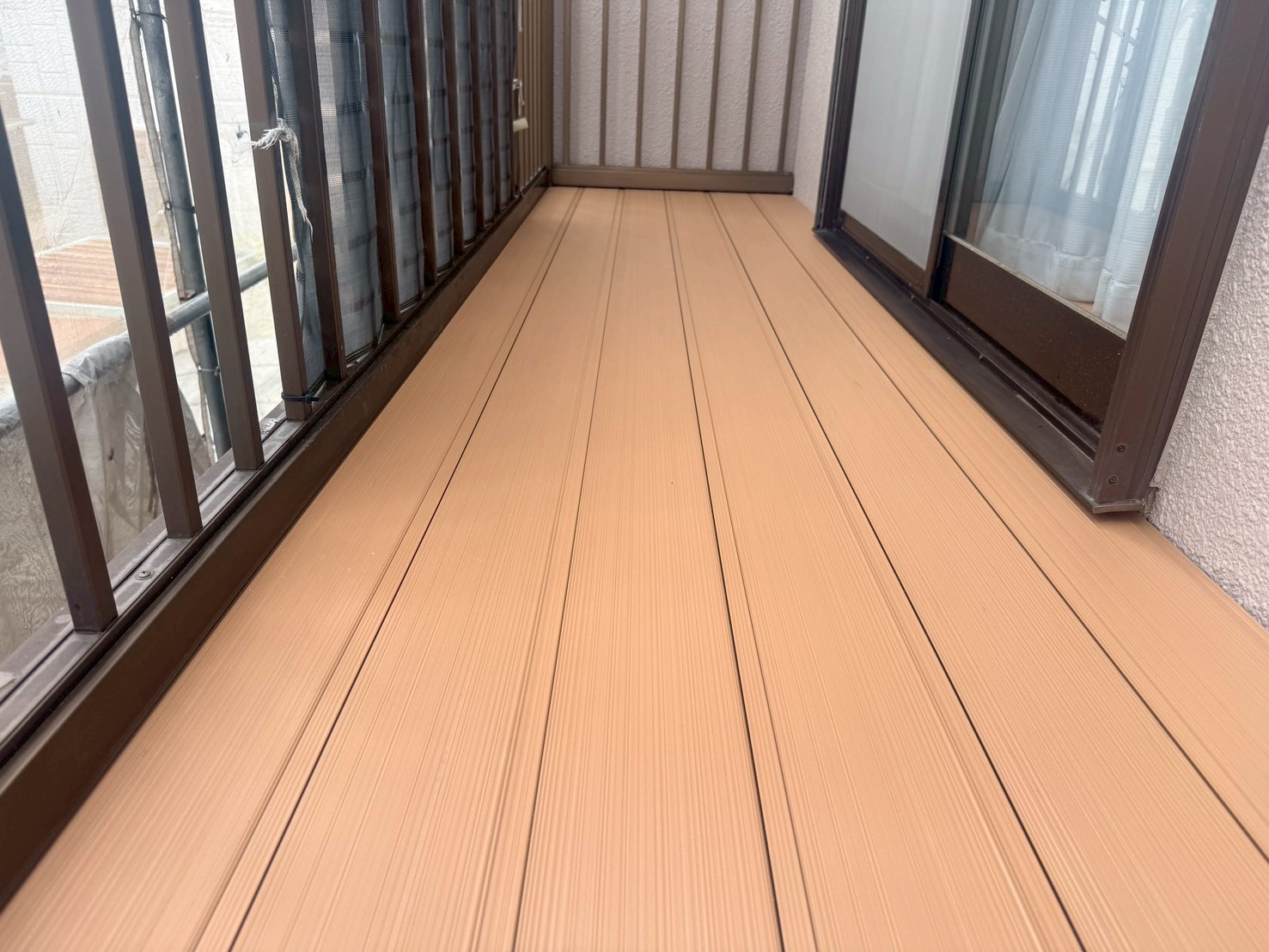 ベランダ床張り替え工事