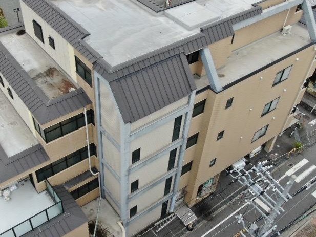 R8.4/1~4/25　東大阪市　浅田様　外部改修工事（柱、タイル部分サイディング）