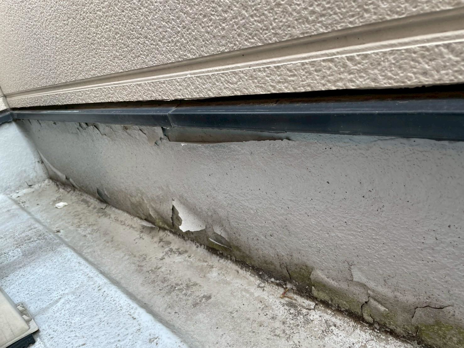 ベランダFRPトップ塗り替え