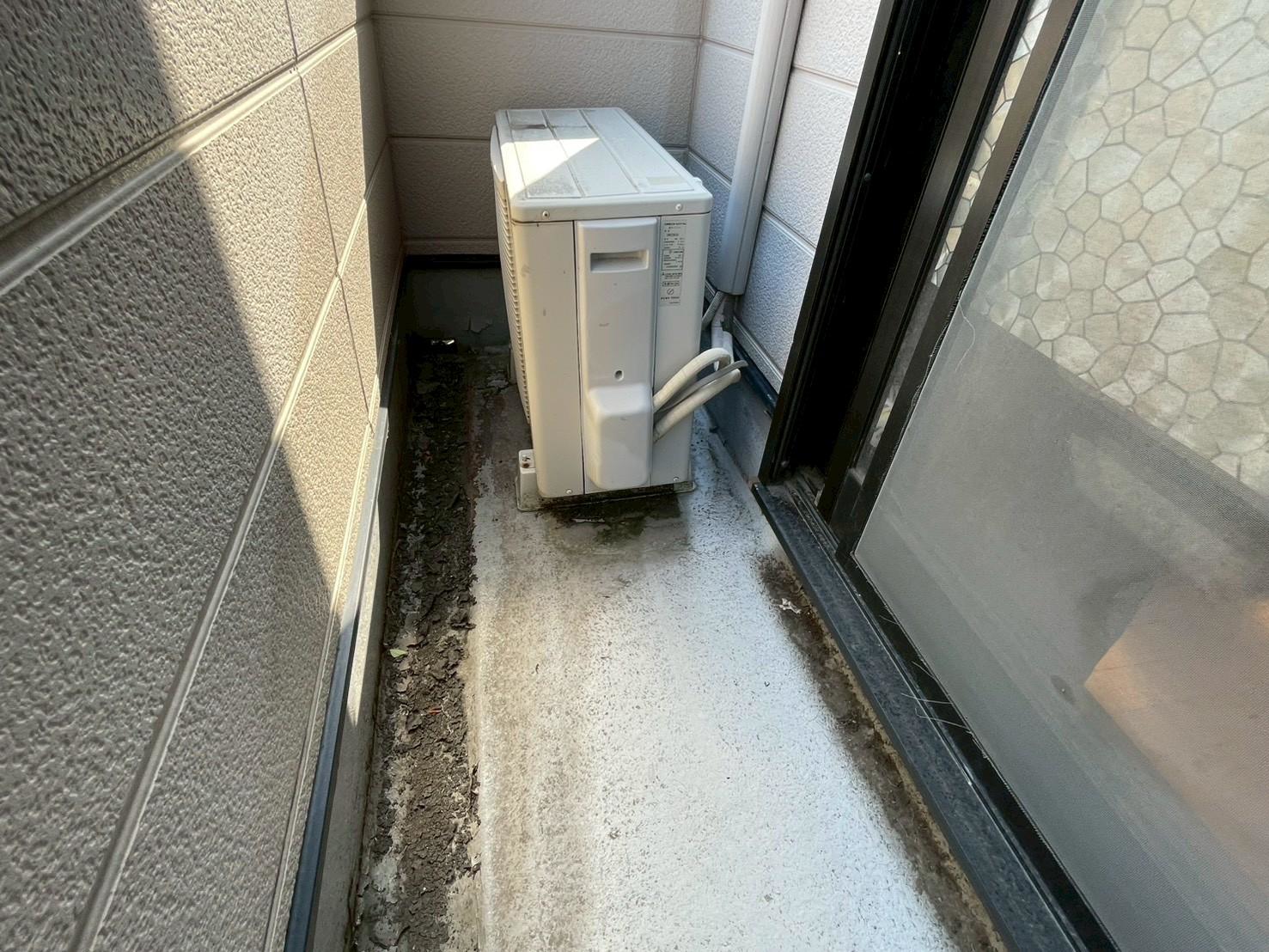 ベランダFRPトップ塗り替え