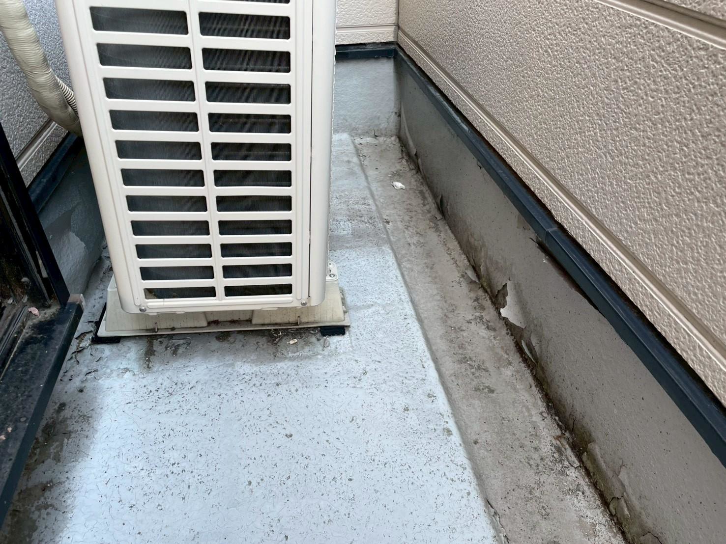 ベランダFRPトップ塗り替え