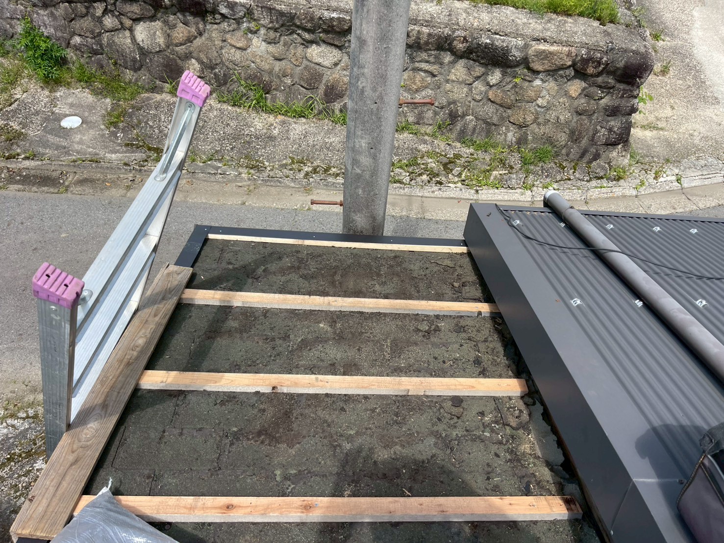 屋根カバー工事