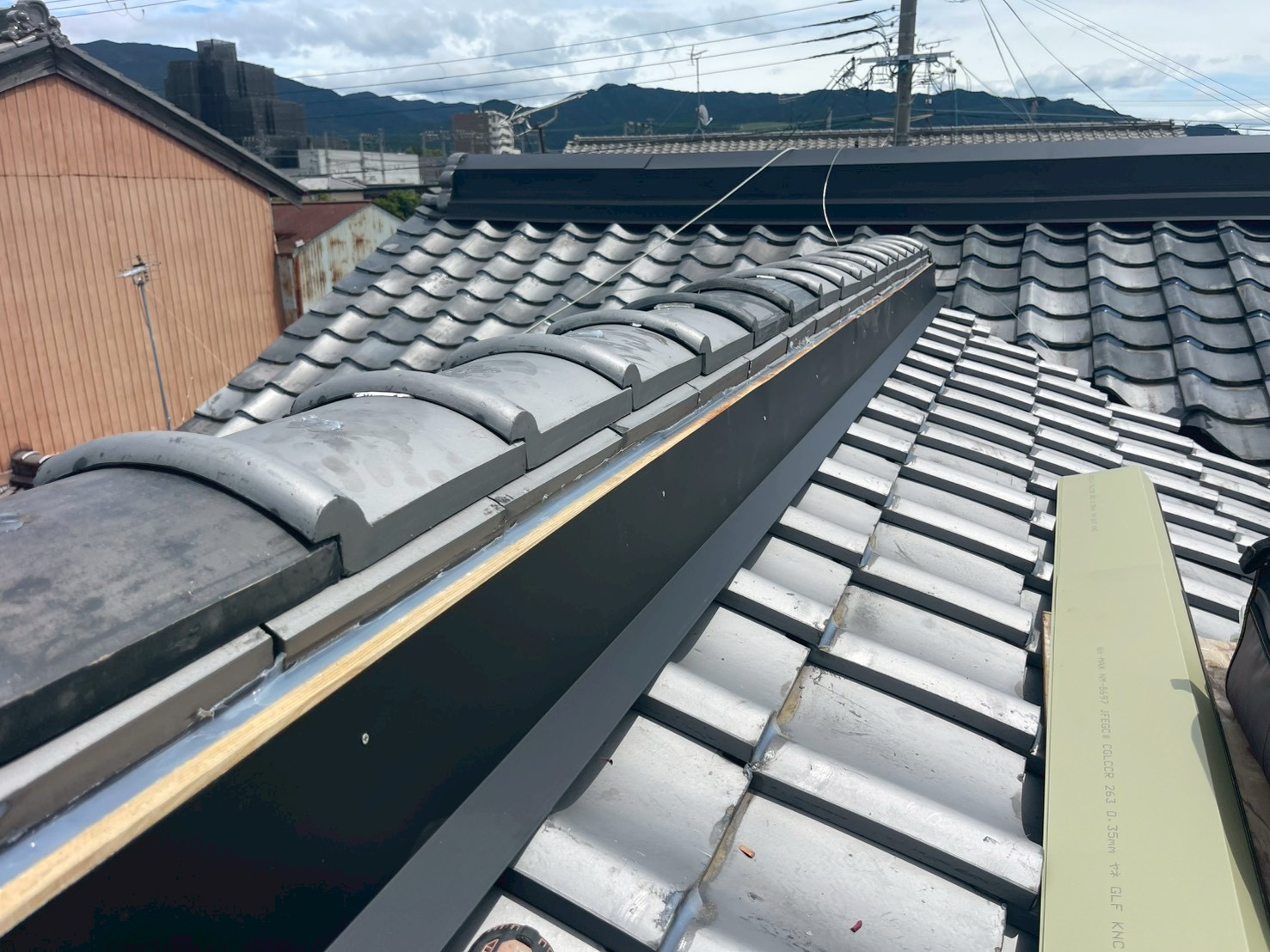 棟板金巻き工事