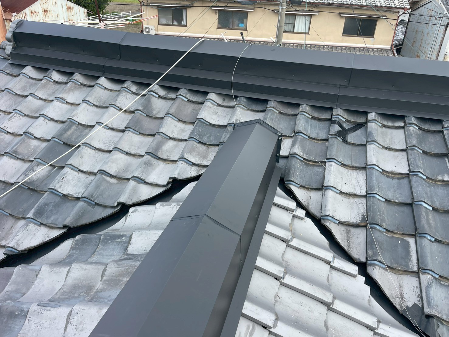 棟板金巻き工事