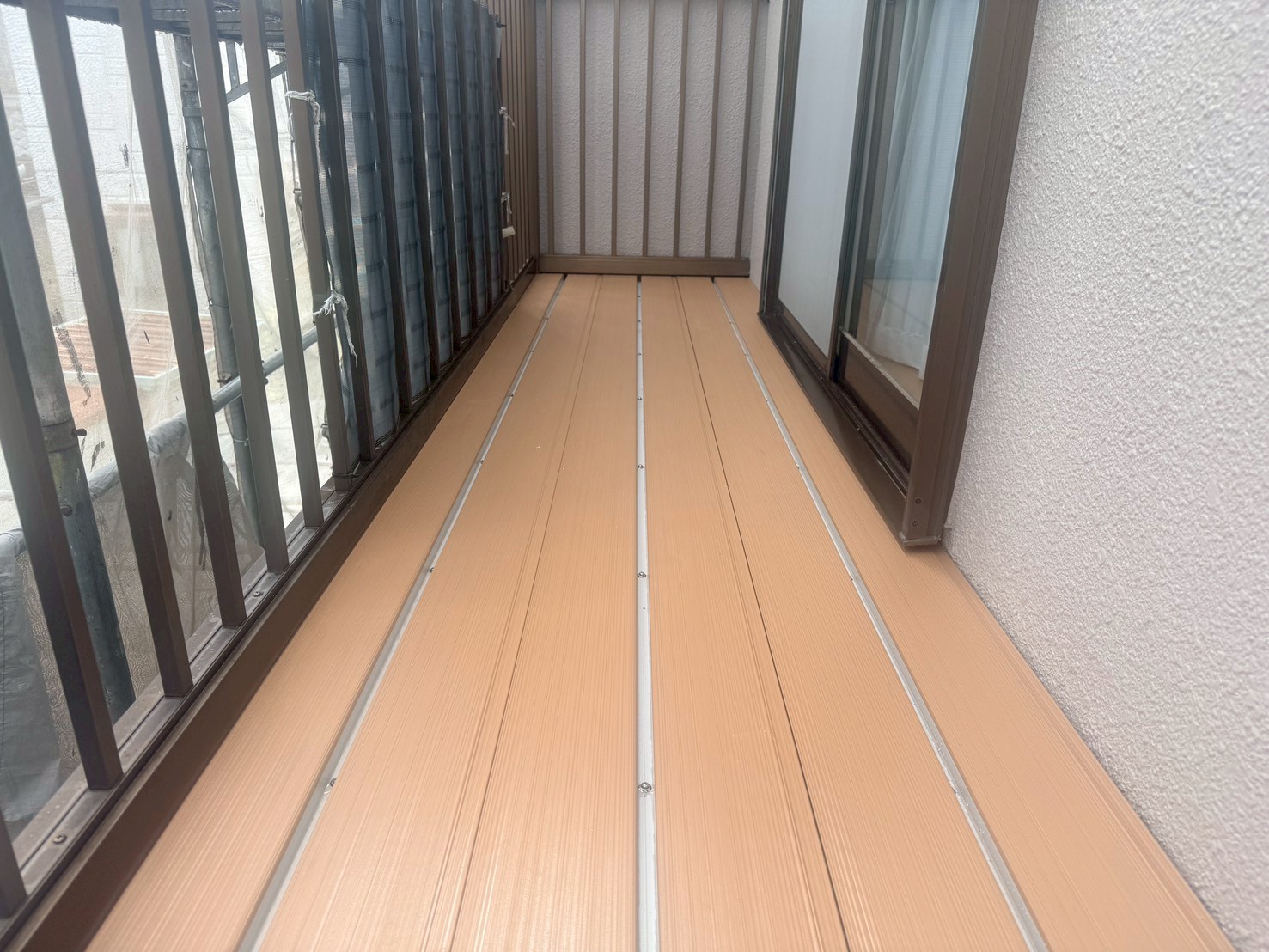 ベランダ床張り替え工事