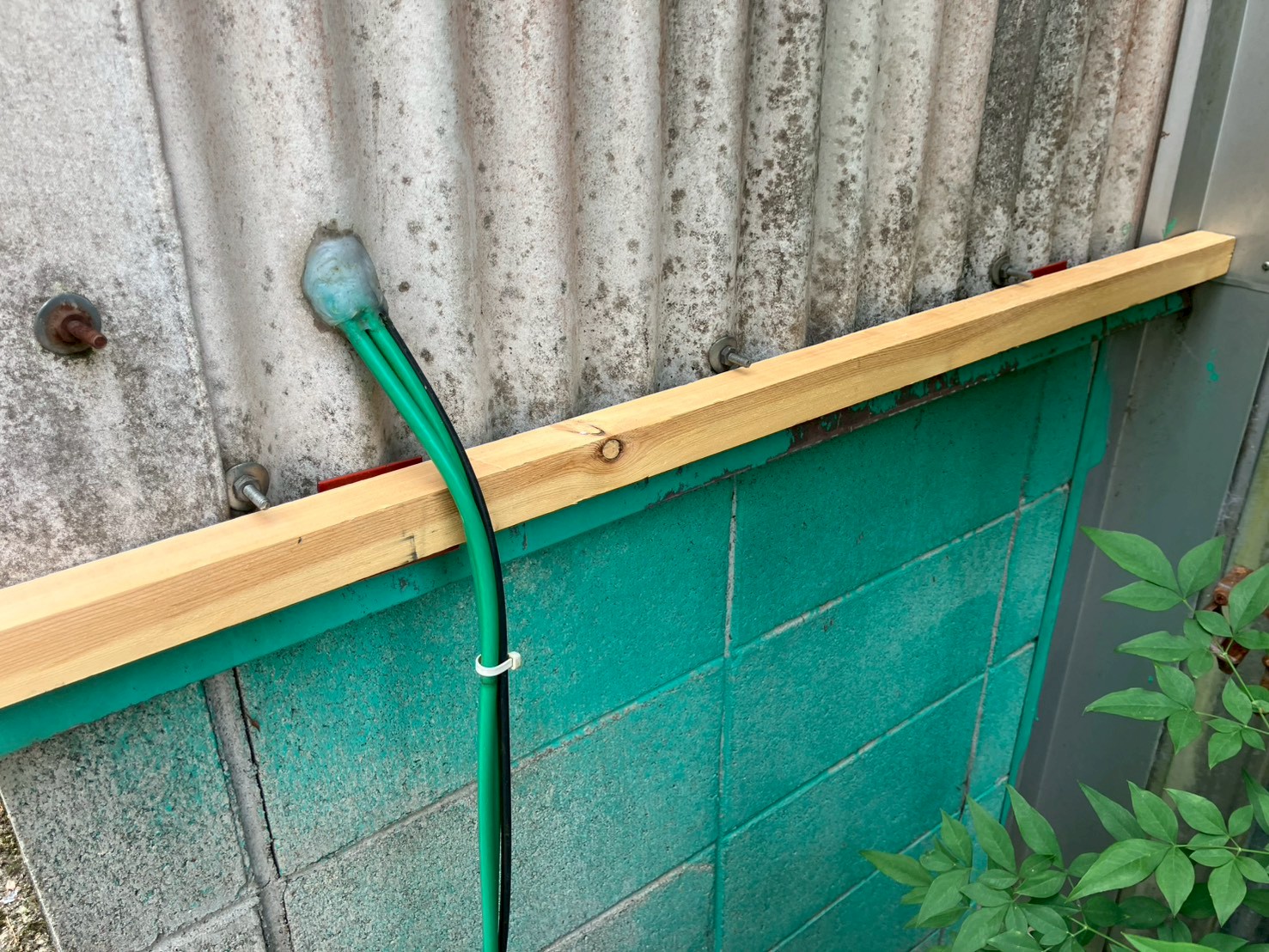 ガルバリウム角波工事