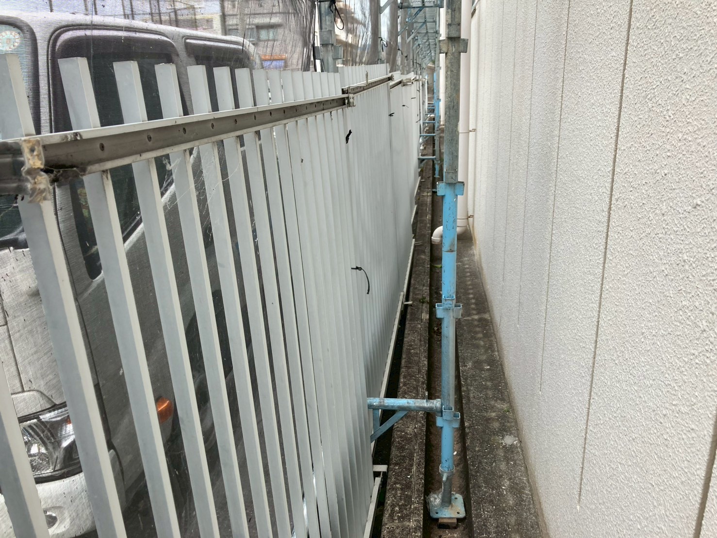 北面塗装工事