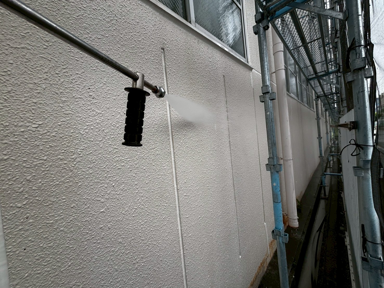 北面塗装工事