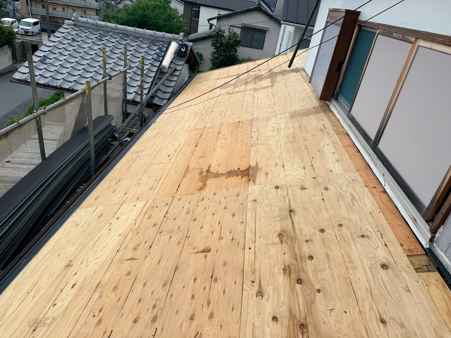 屋根ふき直し工事