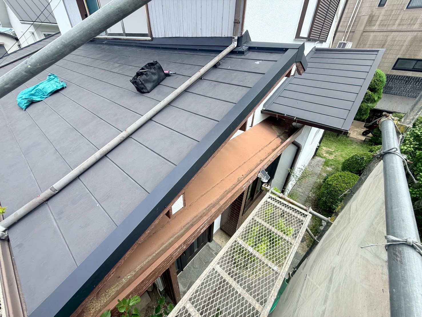 屋根ふき直し工事