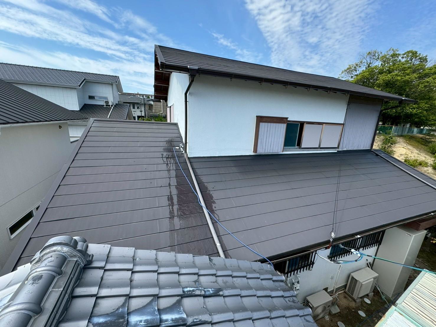 R8.7/13~7/21　奈良市　K様邸　屋根ふき直し工事