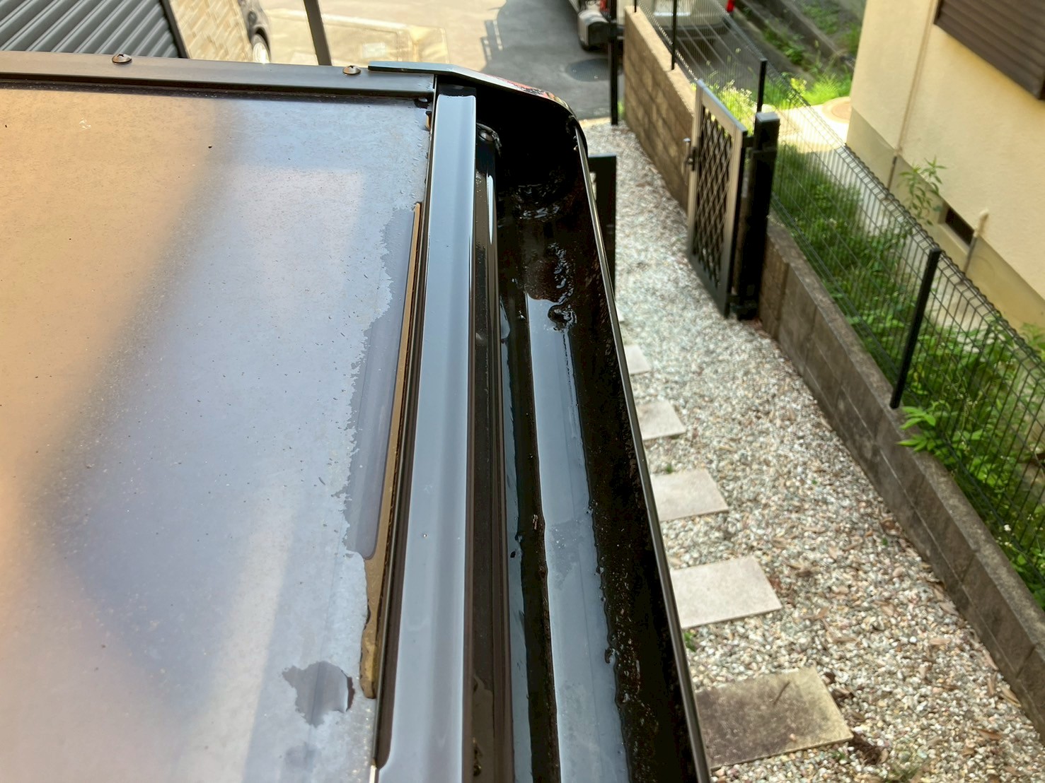 雨とい掃除