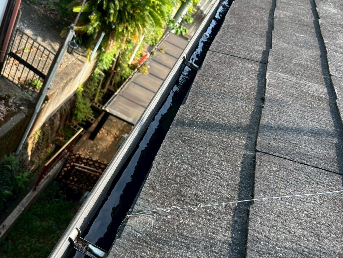 雨とい掃除