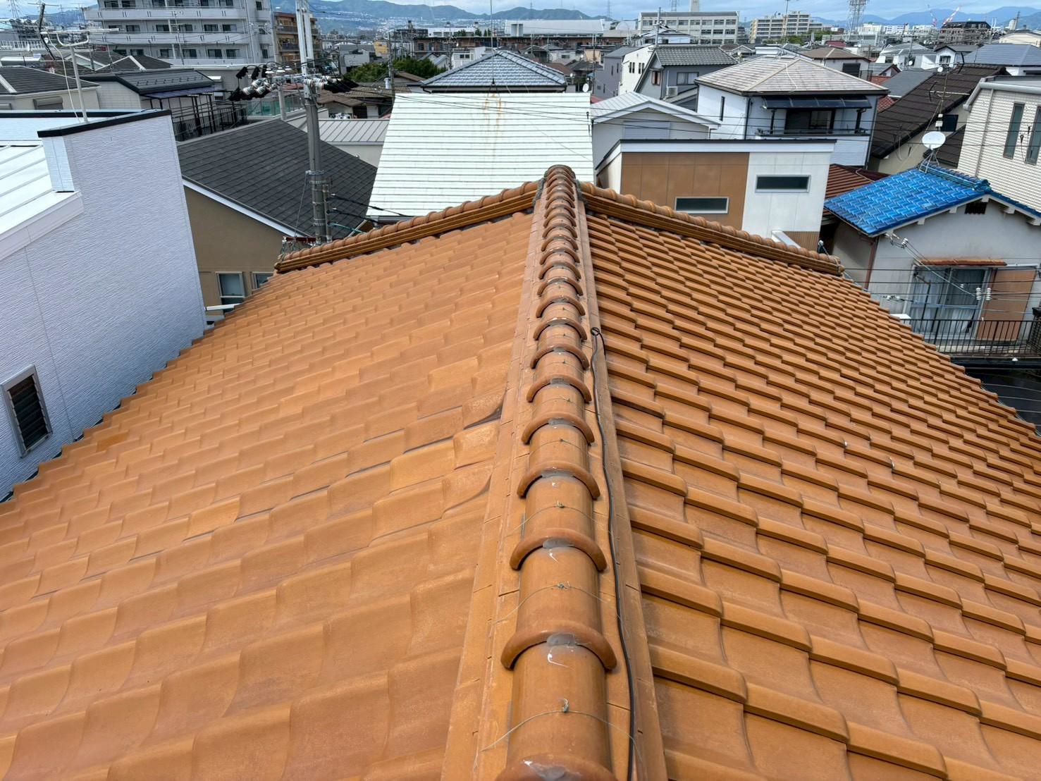 R8.7/4~7/10　尼崎市　I様邸　棟板金巻き工事