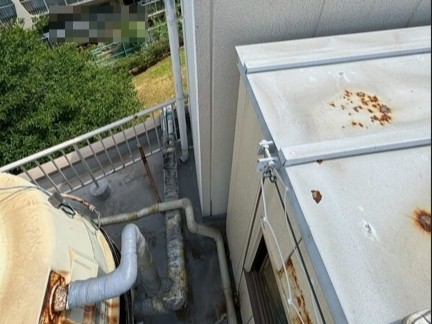 コンテナ屋根工事