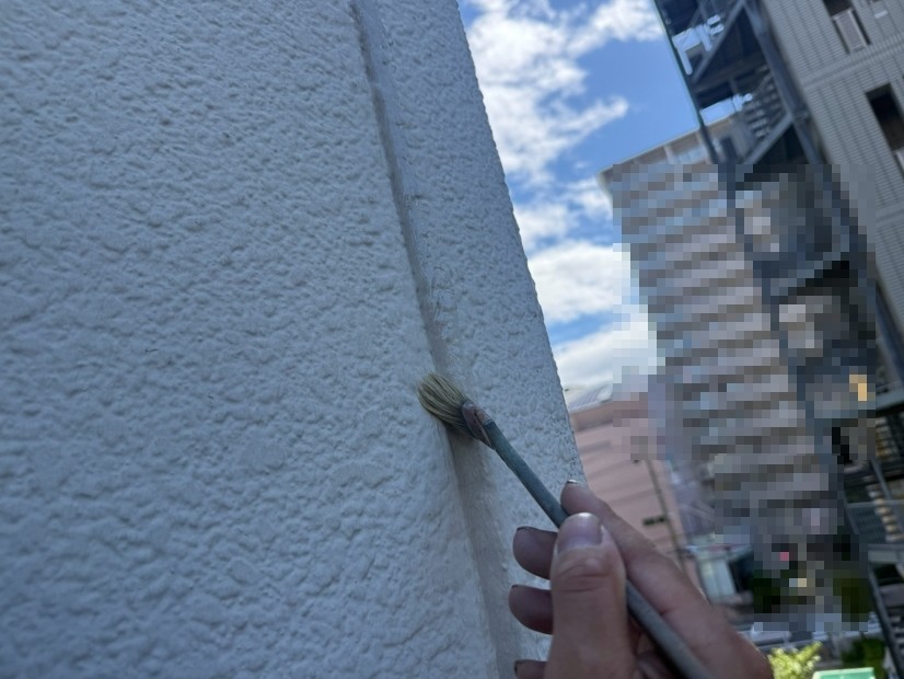 塔屋部分塗装工事