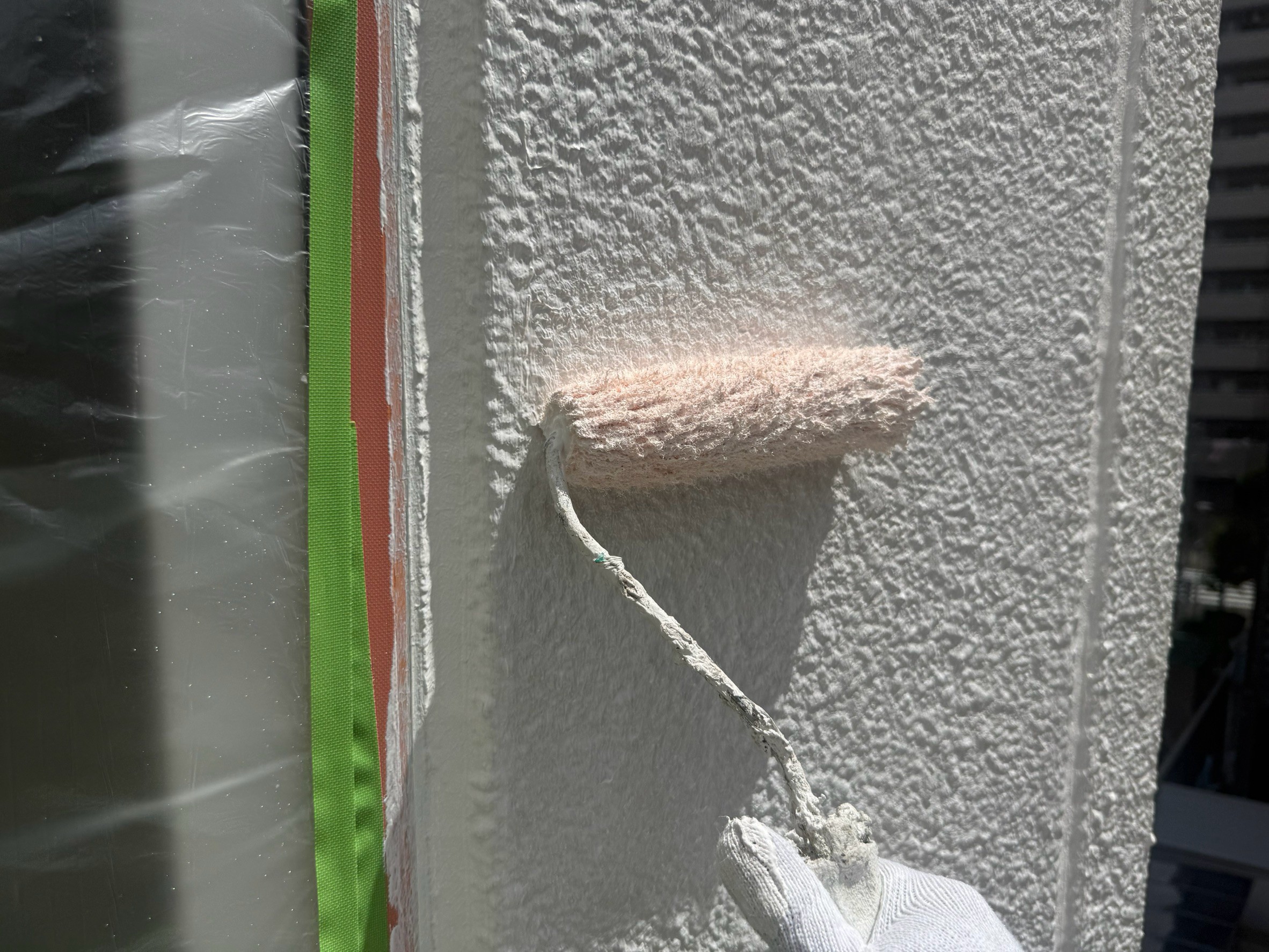 塔屋部分塗装工事