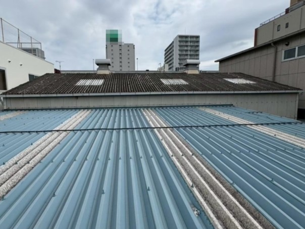 R8.9/19～9/24　東大阪市　K様　リフレアルーフカバー工事
