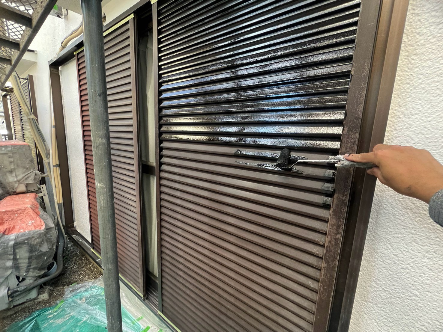 付帯部塗装工事