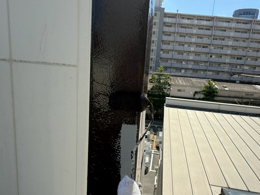 支柱および手すり塗装工事