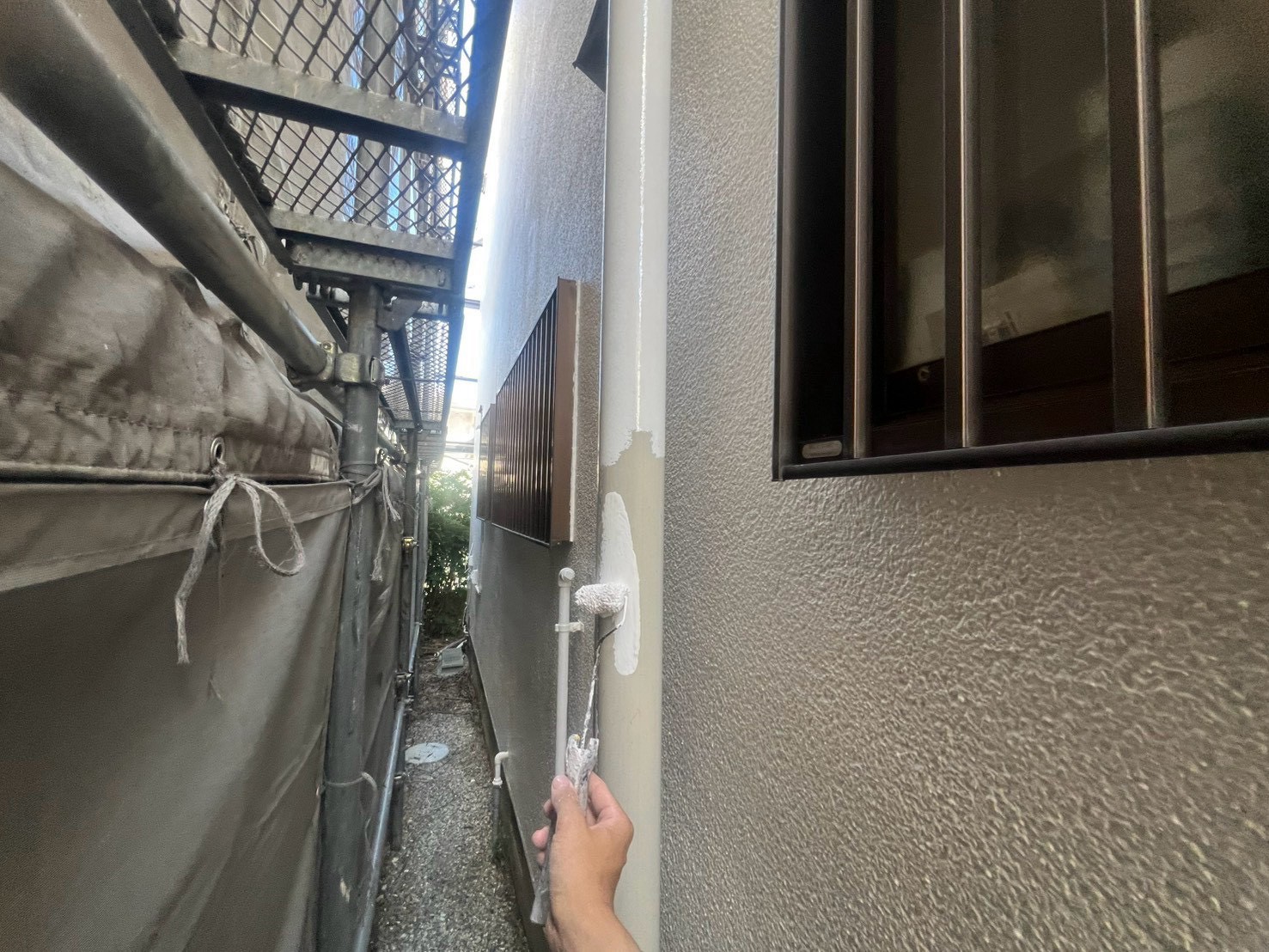 付帯部塗装工事
