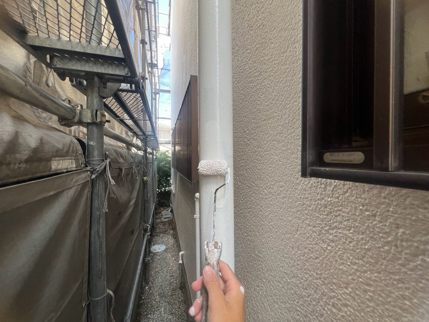 付帯部塗装工事