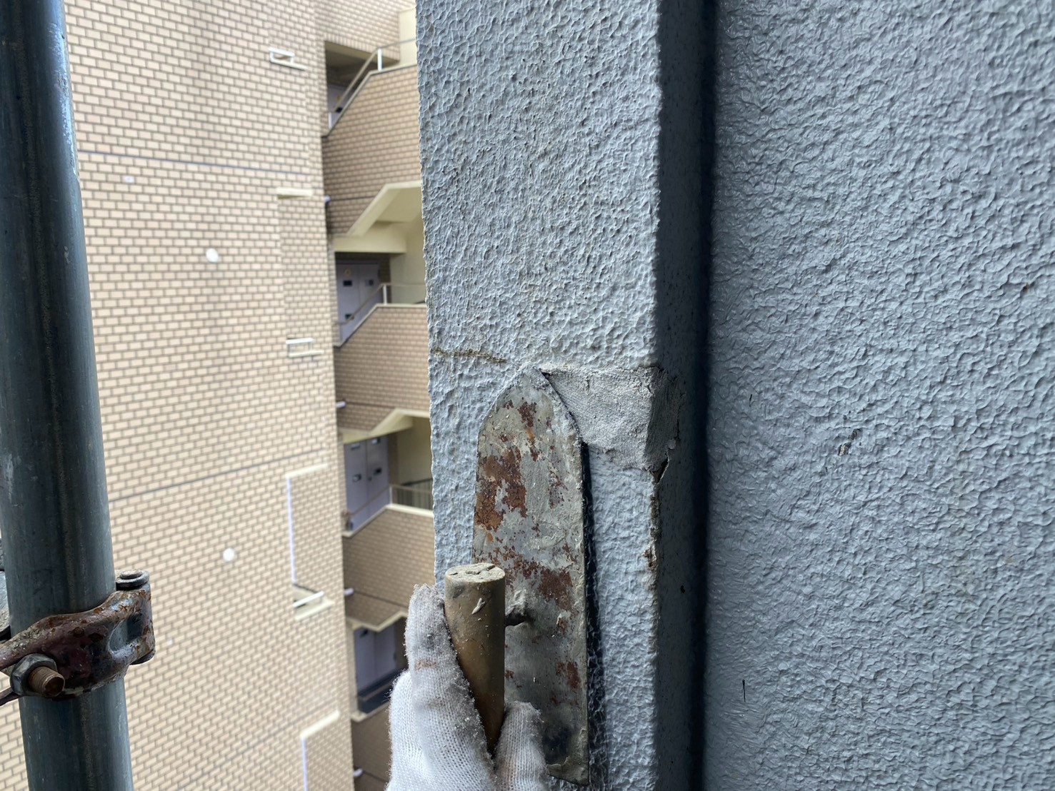 手すり改修工事
