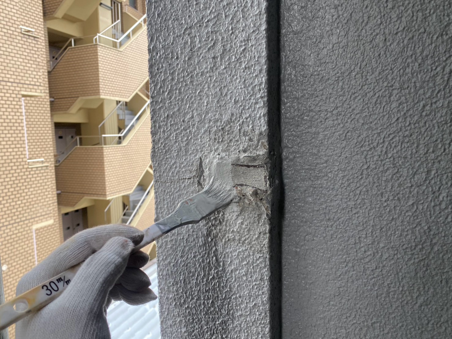 手すり改修工事