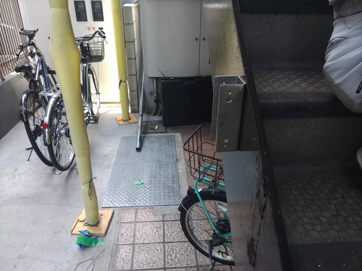 手すり改修工事