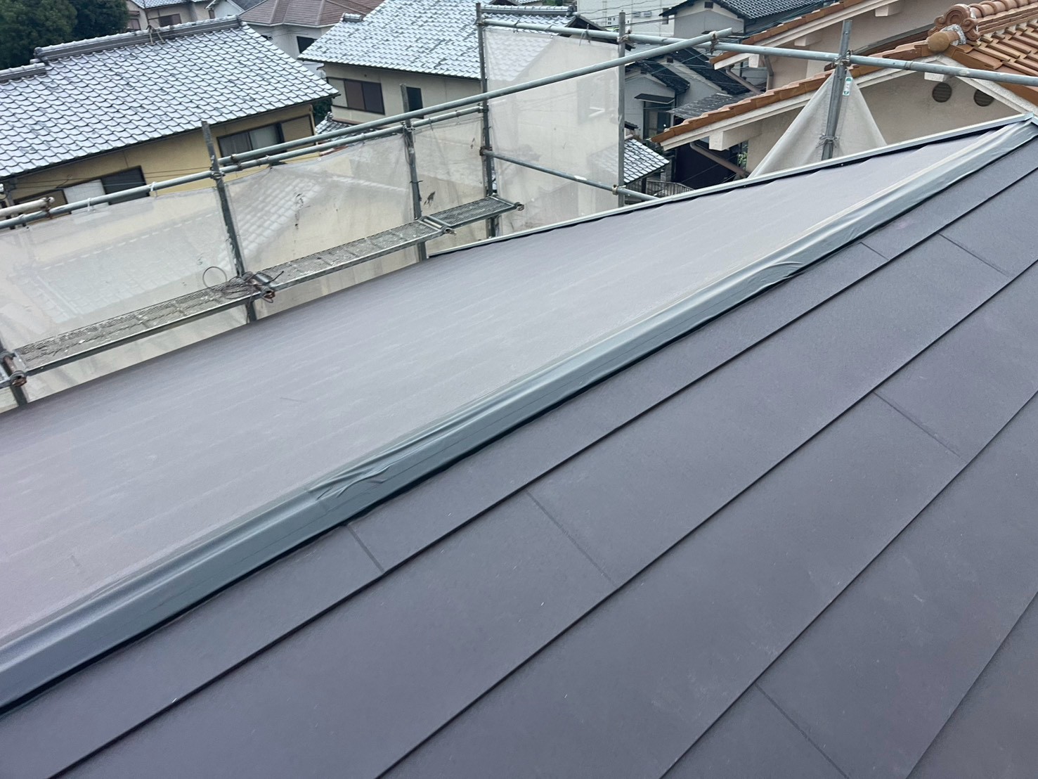 屋根葺き替え工事(大屋根)