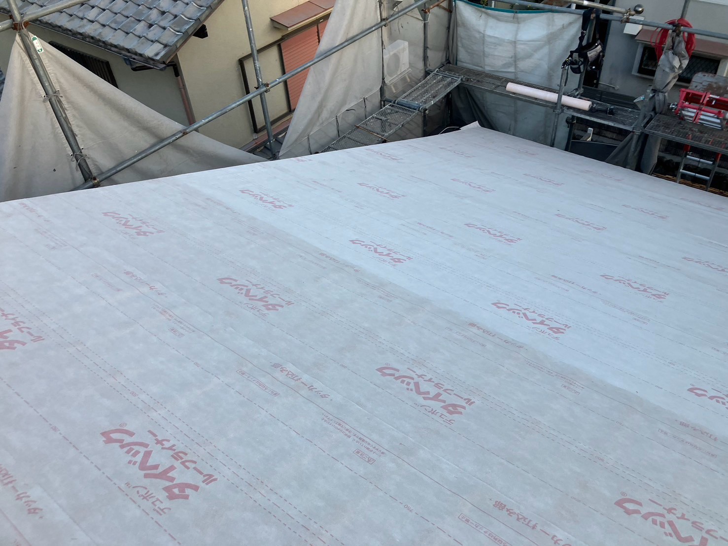 屋根葺き替え工事(大屋根)