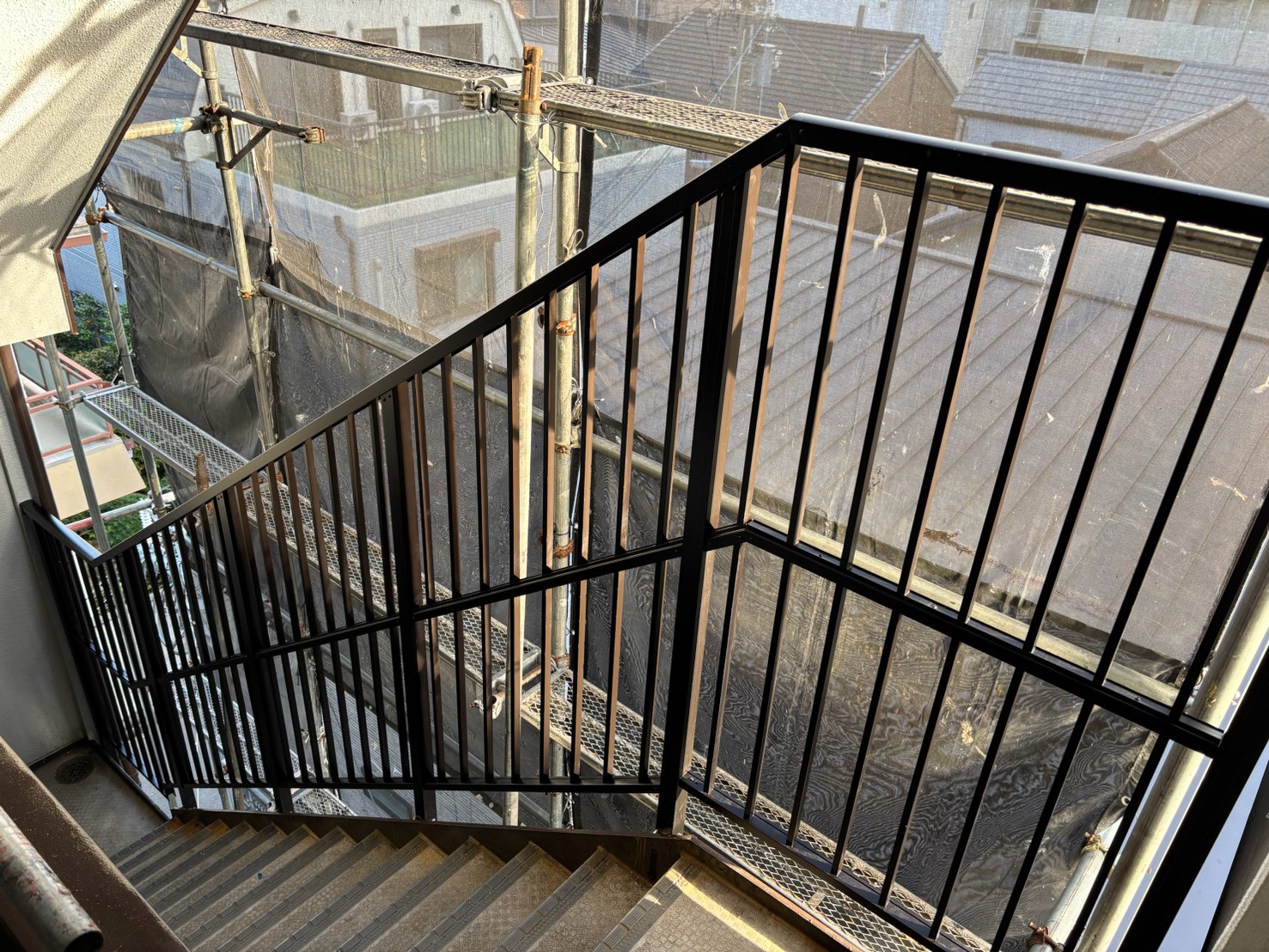 手すり改修工事