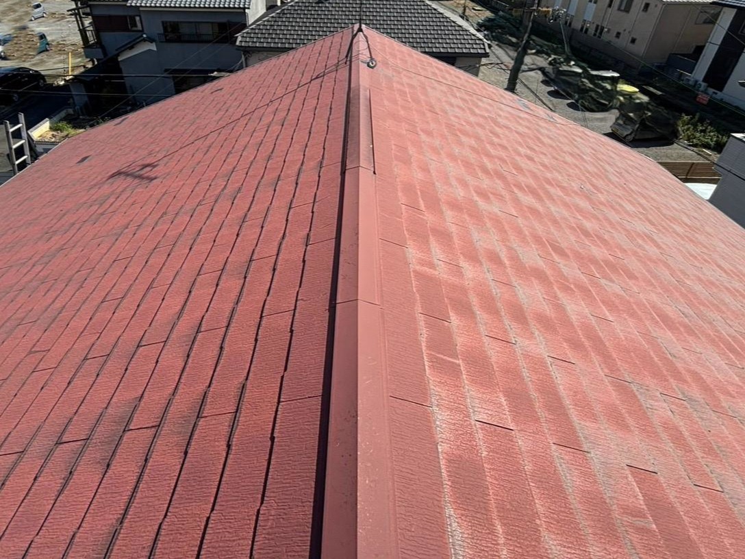 R8.10/19~10/31　橿原市　U様邸　屋根工事：カバー工法　シルキーG2