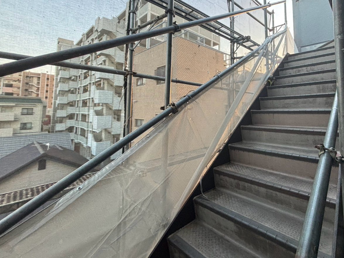 手すり改修工事