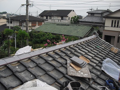 瓦工事