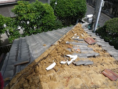 大屋根下地工事