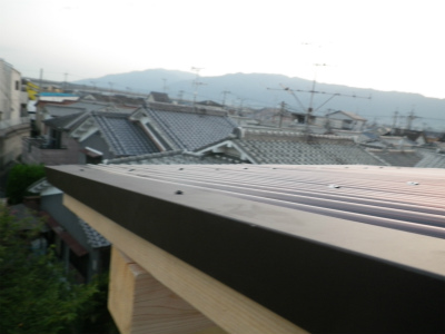 ベランダ屋根補修工事