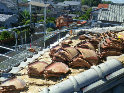 屋根葺き替え工事